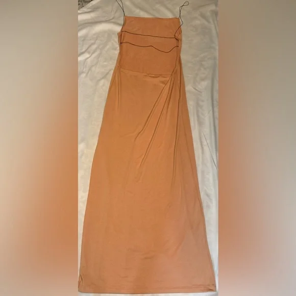 Victoria Secret Elegant Tan Maxi Slip vintage‎ size Small